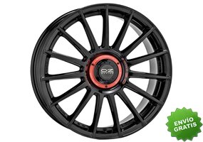Llanta exclusiva Oz Supertur Evoluzione 8.5x19 5x108 Et45 Negro Brillante + Red Lettering