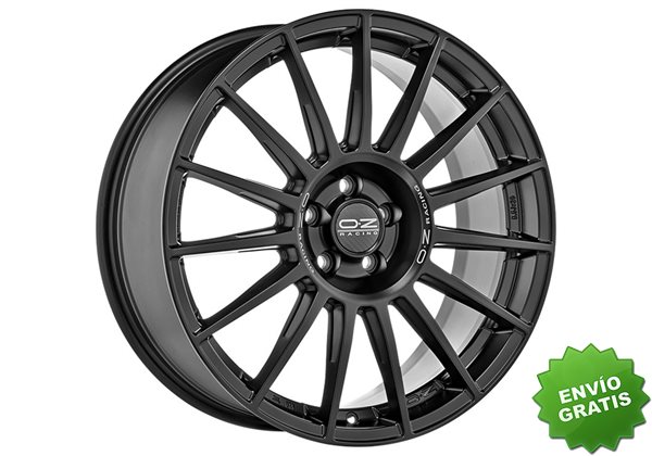 Llanta exclusiva Oz Superturismo Dakar 10x20 Et40 5x120 Matt Black Silver Lettering Kba Nad