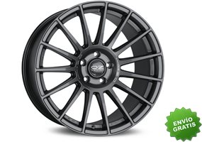 Llanta exclusiva Oz Superturismo Dakar 10x20 Et48 5x130 Matt Graphite Silver Lettering Kba Nad
