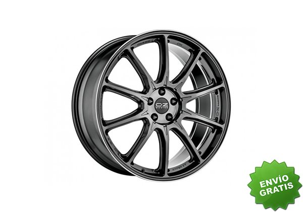 Llanta exclusiva Oz Hyper Xt Hlt 9x20 5x120 Et45 Star Graphite Diamond Lip