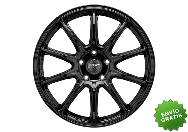 Llanta exclusiva Oz Hyper Xt Hlt 11x21 5x112 Et48 Negro Brillante