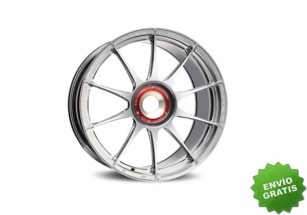 Llanta exclusiva Oz Superforgiata 11x19 5x112 Et45 Plata Pulido