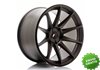 Llanta exclusiva Jr Wheels Jr11 20x11 Et20-30 5h Blank Matt Bronze