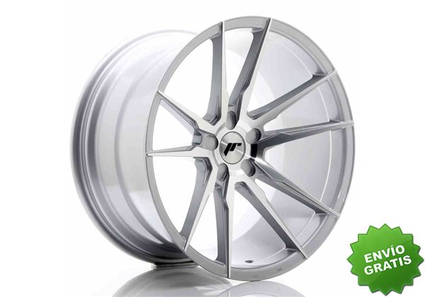 Llanta exclusiva Jr Wheels Jr21 20x11 Et20-30 5h Blank Silver Machine D Face