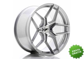Llanta exclusiva Jr Wheels Jr34 20x10.5 Et20-35 5h Blank Silver Machi Ned Face