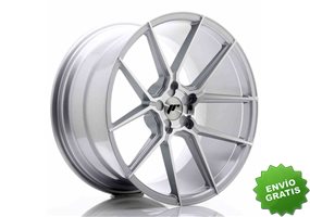 Llanta exclusiva Jr Wheels Jr30 20x11 Et30-50 5h Blank Silver Machine D Face