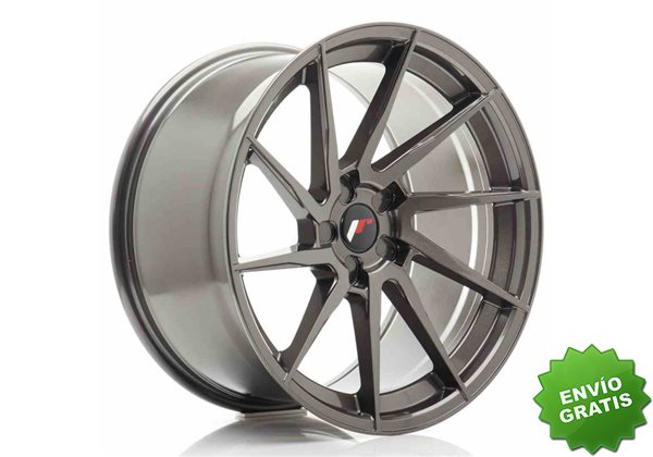 Llanta exclusiva Jr Wheels Jr36 20x10.5 Et10-35 5h Blank Hyper Gray