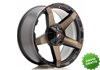 Llanta exclusiva Jr Wheels Jrx5 20x9 Et20 6x139.7 Titanium Black