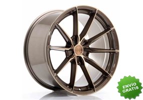 Llanta exclusiva Jr Wheels Jr37 20x10.5 Et20-40 5h Blank Platinum Bro Nze