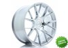 Llanta exclusiva Jr Wheels Jr42 20x10 Et35-42 5h Blank Silver Machine D Face