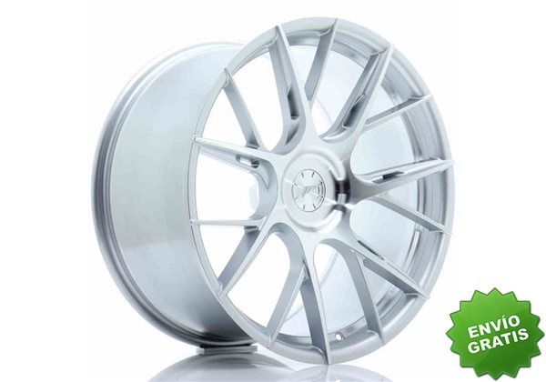 Llanta exclusiva Jr Wheels Jr42 20x10 Et20-42 5h Blank Silver Machine D Face