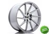Llanta exclusiva Jr Wheels Jr36 22x10.5 Et15-55 5h Blank Silver Brush Ed Face