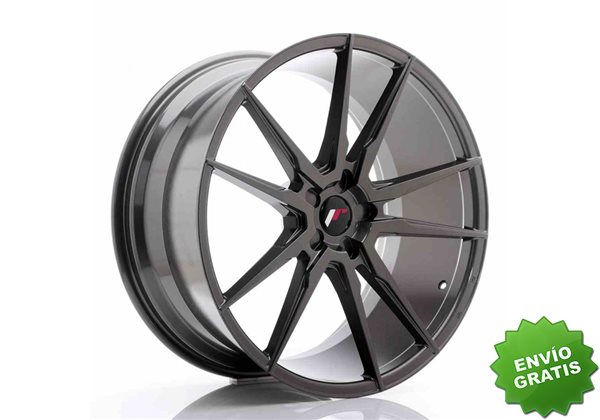 Llanta exclusiva Jr Wheels Jr21 22x10.5 Et15-52 5h Blank Hyper Gray