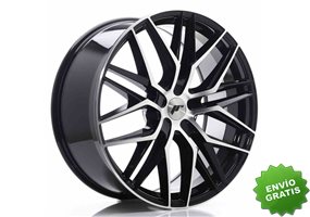 Llanta exclusiva Jr Wheels Jr28 22x9 Et30-45 5h Blank Gloss Black M Achined Face