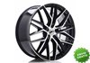 Llanta exclusiva Jr Wheels Jr28 22x9 Et30-45 5h Blank Gloss Black M Achined Face