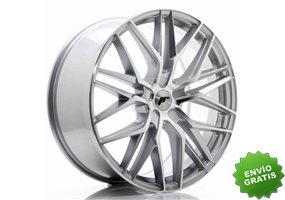 Llanta exclusiva Jr Wheels Jr28 22x9 Et30-45 5h Blank Silver Machined  Face