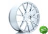 Llanta exclusiva Jr Wheels Jr42 22x9 Et20-42 5h Blank Silver Machined  Face