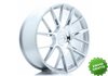 Llanta exclusiva Jr Wheels Jr42 22x9.5 Et20-48 5h Blank Silver Machin Ed Face