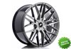 Llanta exclusiva Jr Wheels Jr28 22x10.5 Et15-50 5h Blank Hyper Black
