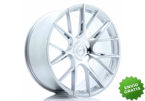 Llanta exclusiva Jr Wheels Jr42 22x10.5 Et20-40 5h Blank Silver Machi Ned Face