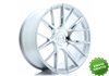 Llanta exclusiva Jr Wheels Jr42 22x11 Et20-46 5h Blank Silver Machine D Face