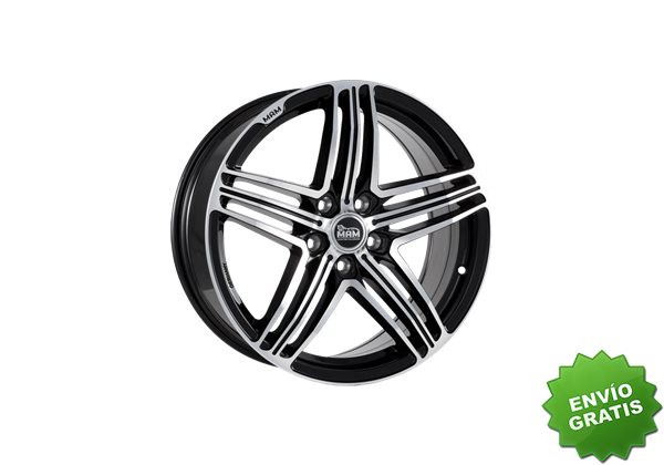 Llanta exclusiva Mam 11n 8.5x19 5x120 Et35 72.6 Black Front  Polish
