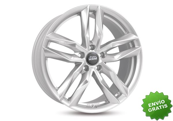 Llanta exclusiva Mam Rs3 7.5jx17 5 108 Et45 72.6 Silver Painted