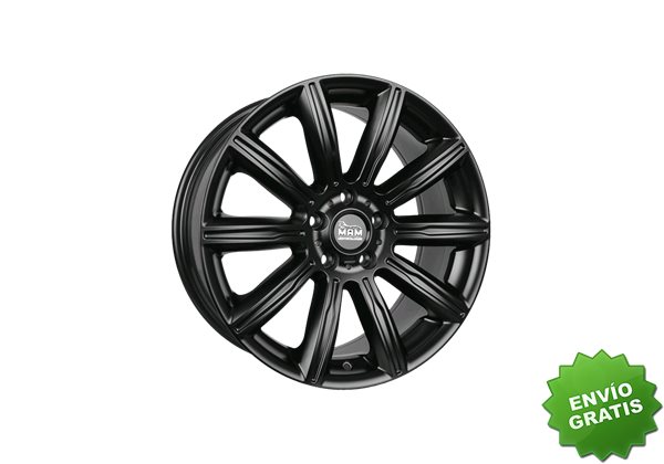 Llanta exclusiva Mam 7n 8.5x19 5x120 Et35 72.6 Matt Black Pa Inted