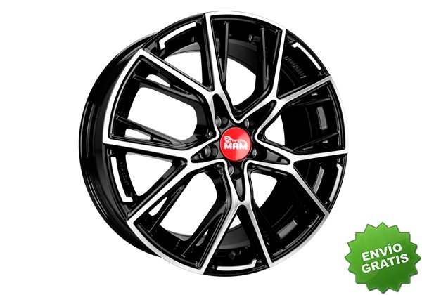Llanta exclusiva Mam Mamb4 8.5jx19 5 112 Et30 72.6 Black Front Polish 
