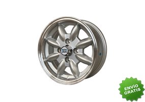 Llanta exclusiva Minilite Stilo 5.5x13 4x100 Et18 57.1 Silver