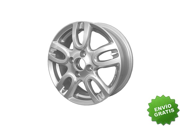 Llanta exclusiva Rc Wheels Renault8130 5.5x14 4x100 Et43 60.1  Silver