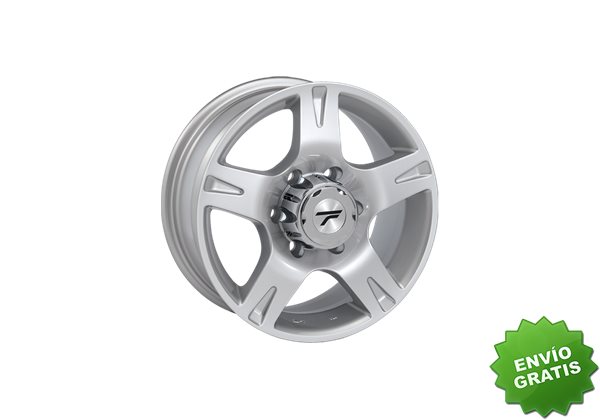 Llanta exclusiva Rc Wheels Tuareg 7x16 6x139.7 Et25 101 Silver 
