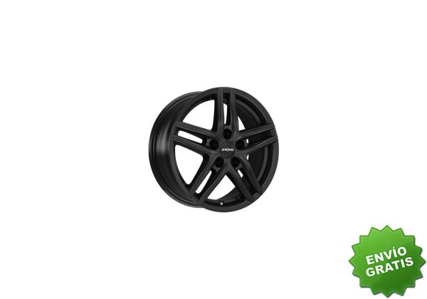 Llanta exclusiva Ronal R65 6.5x16 Et32 4x108 Jetblack-mate