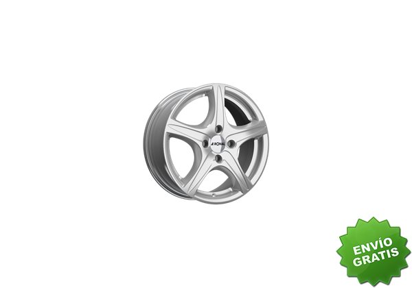 Llanta exclusiva Ronal R56 6.5x16 Et35 4x98 Plata Cristal