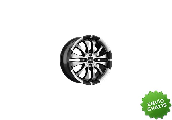 Llanta exclusiva Ronal R59 6.0x15 Et20 4x108 Jetblack-frente Pulido