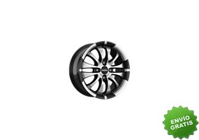 Llanta exclusiva Ronal R59 6.0x15 Et40 4x108 Jetblack-frente Pulido