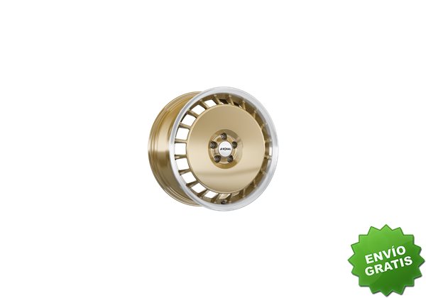 Llanta exclusiva Ronal R50 Aero 8.0x18 Et35 5x112 Oro Racing - Aro% 20pulido