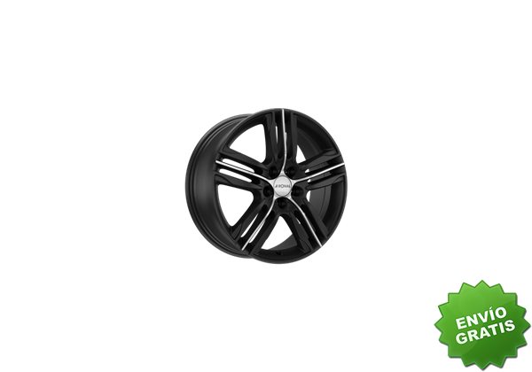 Llanta exclusiva Ronal R57 7.5x18 Et35 4x100 Negro Mate - Frente Pu Lido