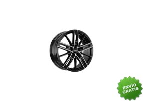 Llanta exclusiva Ronal R67 8.0x18 Et40 5x108 Jetblack-frente Pulido