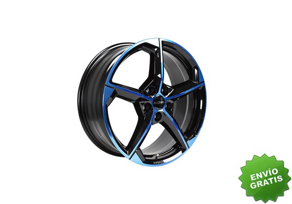 Llanta exclusiva Ronal R66 8.5x20 Et35 5x112.0 Jetblack-blue Tinted