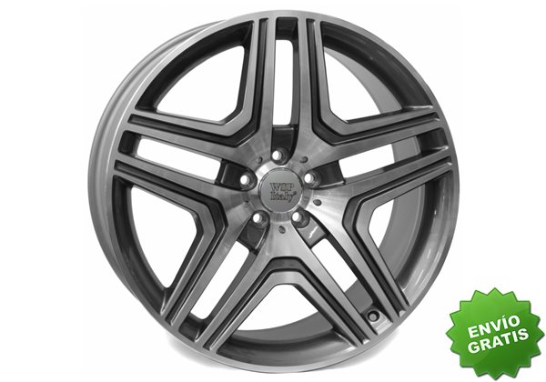 Llanta exclusiva Wsp Italy Mercedes W766 5x112 Et560.000 Anthracite Pol Ished