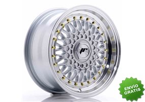 Llanta exclusiva Jr Wheels Jr9 15x7 Et20 4x100 108 Silver W Machined  Lip