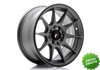 Llanta exclusiva Jr Wheels Jr11 15x7 Et30 4x100 108 Matt Gun Metal