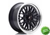 Llanta exclusiva Jr Wheels Jr10 15x7 Et30 4x100 108 Matt Black W Mach Ined Lip