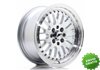 Llanta exclusiva Jr Wheels Jr10 15x7 Et30 4x100 108 Silver Machined F Ace