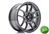 Llanta exclusiva Jr Wheels Jr29 15x7 Et35 4x100 108 Hyper Gray