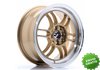 Llanta exclusiva Jr Wheels Jr7 15x7 Et38 4x100 114 Gold W Machined Li P