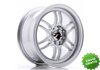 Llanta exclusiva Jr Wheels Jr7 15x7 Et38 4x100 114 Silver