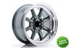 Llanta exclusiva Jr Wheels Jr19 14x7 Et0 4x100 Gun Metal