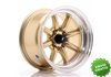 Llanta exclusiva Jr Wheels Jr19 14x8 Et-13 4x100 114 Gold